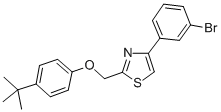 4-(3-Bromo-phenyl)-2-(4-tert-butyl -phenoxymethyl)-thiazole Structure,864685-50-7Structure