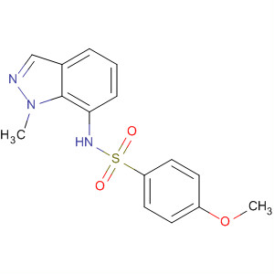 4-Methoxy-n-(1-methyl-1h-indazol-7-yl)benzenesulfonamide Structure,864724-72-1Structure