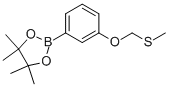 4,4,5,5-Tetramethyl-2-(3-methylsulfanylmethoxy-phenyl)-[1,3,2]dioxaborolane Structure,864754-44-9Structure