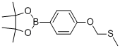 4,4,5,5-Tetramethyl-2-(4-methylsulfanylmethoxy-phenyl)-[1,3,2]dioxaborolane Structure,864754-50-7Structure