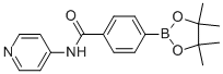 N-吡啶-4-基-4-(4,4,5,5-四甲基-[1,3,2]二噁硼烷-2-基)-苯甲酰胺结构式_864759-38-6结构式