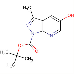 Tert-butyl 5-hydroxy-3-methyl-1h-pyrazolo[3,4-b]pyridine-1-carboxylate Structure,864775-98-4Structure