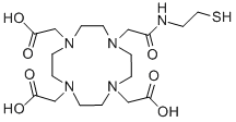 {4,7-Bis-carboxymethyl-10-[(2-mercapto-ethylcarbamoyl)-methyl]-1,4,7,10tetraaza-cyclod Structure,865470-67-3Structure