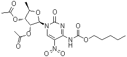 2’’,3’’-Di-o-acetyl-5’’-deoxy-5-nitro-n4-(pentyloxycarbonyl)cytidine Structure,865474-03-9Structure