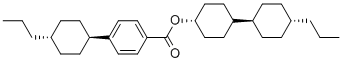 Trans,trans-4-propylbicyclohexyl-4-yl 4-(trans-4-propylcyclohexyl)-benzoate Structure,86603-66-9Structure