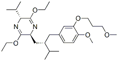 (2S,5R)-3,6-Diethoxy-2,5-dihydro-2-[(2S)-2-[[4-methoxy-3-(3-methoxypropoxy)phenyl]methyl]-3-methylbutyl]-5-(1-methylethyl)pyrazine Structure,866030-33-3Structure