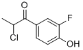 (9ci)-2-氯-1-(3-氟-4-羟基苯基)-1-丙酮结构式_86615-79-4结构式