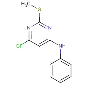 (6-Chloro-2-methylsulfanyl-pyrimidin-4-yl)-phenyl-amine Structure,86626-97-3Structure