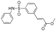 (2E)-3-[3-[(苯基氨基)磺酰基]苯基]-2-丙酸甲酯结构式_866323-86-6结构式