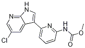 [6-(5-氯-1H-吡咯并[2,3-B]吡啶-3-基)-2-吡啶]-氨基甲酸甲酯结构式_866541-54-0结构式