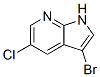 1H-Pyrrolo[2,3-b]pyridine, 3-bromo-5-chloro- Structure,866546-09-0Structure