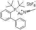 (乙腈)[(2-联苯)二叔丁基膦]六氟锑酸金(I)结构式_866641-66-9结构式