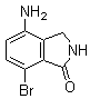 4-氨基-7-溴-2,3-二氢-1H-异吲哚-1-酮结构式_866767-08-0结构式