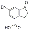 6-Bromo-1-oxo-2,3-dihydro-1h-indene-4-carboxylicacid Structure,866848-85-3Structure