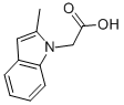 (2-Methyl-indol-1-yl)-acetic acid Structure,86704-55-4Structure