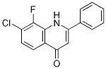 7-Chloro-8-fluoro-2-phenylquinolin-4(1h)-one Structure,867165-00-2Structure