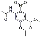 4-(乙酰基氨基)-2-乙氧基-5-硝基苯甲酸甲酯结构式_86718-16-3结构式