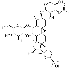 异黄芪皂苷II结构式_86764-11-6结构式