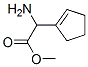 1-Cyclopentene-1-acetic acid, -alpha--amino-, methyl ester (9ci) Structure,86774-60-9Structure