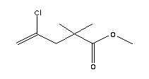 Methyl 4-chloro-2,2-dimethyl-4-pentenoate Structure,86799-85-1Structure