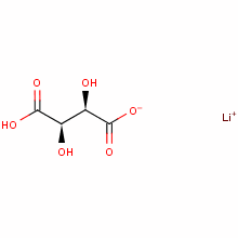 Lithium bitartrate Structure,868-16-6Structure