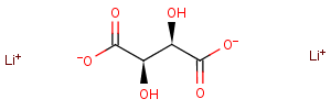 Lithium tartrate Structure,868-17-7Structure