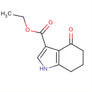 Ethyl 4,5,6,7-tetrahydro-4-oxo-1h-indole-3-carboxylate Structure,86840-20-2Structure