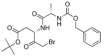 Pentanoic acid, 5-bromo-4-oxo-3-[[(2s)-1-oxo-2-[[(phenylmethoxy)carbonyl]amino]propyl]amino]-, 1,1-dimethylethyl ester, (3s)- Structure,868565-55-3Structure