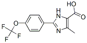 5-Methyl-2-(4-trifluoromethoxyphenyl)-3h-imidazole-4-carboxylic acid Structure,868851-36-9Structure