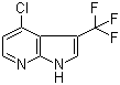 4-Chloro-3-(trifluoromethyl)-1h-pyrrolo[2,3-b]pyridine Structure,869335-75-1Structure