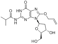 8-烯丙氧基-n2-异丁基-2-脱氧鸟苷结构式_869354-75-6结构式