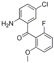 (2-氨基-5-氯苯基)(2-氟-6-甲氧基苯基)甲酮结构式_869365-89-9结构式