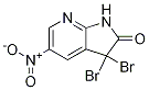 3,3-Dibromo-5-nitro-1h-pyrrolo[2,3-b]pyridin-2(3h)-one Structure,869371-07-3Structure