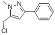 5-(Chloromethyl)-1-methyl-3-phenyl-1H-pyrazole Structure,869901-14-4Structure