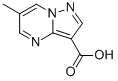 6-Methylpyrazolo[1,5-a]pyrimidine-3-carboxylic acid Structure,869941-96-8Structure