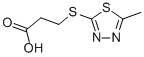 3-[(5-Methyl-1,3,4-thiadiazol-2-yl)thio]-propanoic acid Structure,869943-40-8Structure