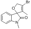 4-Bromo-1,3-dimethyl-spiro[furan-2(5h),3-[3h]indol]-2(1h)-one Structure,870152-13-9Structure