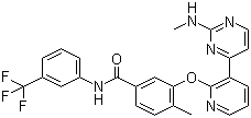 4-Methyl-3-[[3-[2-(methylamino)-4-pyrimidinyl]-2-pyridinyl]oxy]-N-[3-(trifluoromethyl)phenyl]benzamide Structure,870223-96-4Structure