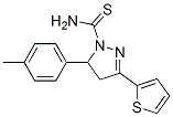 3-(2-噻吩)-5-对甲苯-4,5-二氢-1H-吡唑-1-硫代羧胺结构式_870680-38-9结构式