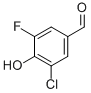 3-Chloro-5-fluoro-4-hydroxybenzaldehyde Structure,870704-13-5Structure