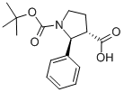 Trans-1-boc-2-phenyl-pyrrolidine-3-carboxylic acid Structure,870721-53-2Structure