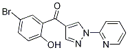 (5-Bromo-2-hydroxyphenyl)(1-(pyridin-2-yl)-1h-pyrazol-4-yl)methanone Structure,870811-23-7Structure