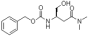 N-[(1r)-3-(dimethylamino)-1-(hydroxymethyl)-3-oxopropyl]carbamic acid phenylmethyl ester Structure,870812-29-6Structure