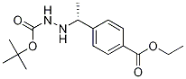 (R)-2-(1-(4-(乙氧基羰基)苯基)乙基)肼羧酸叔丁酯结构式_870822-90-5结构式