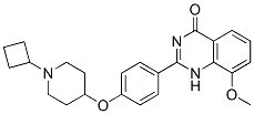 4(1H)-quinazolinone,2-[4-[(1-cyclobutyl-4-piperidinyl)oxy]phenyl]-8-methoxy- (9ci) Structure,870996-72-8Structure