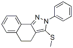 3-Methylthio-2-phenyl-4,5-dihydro-2H-benzo[g]indazole Structure,871110-05-3Structure