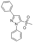 1,3-Diphenyl-5-methanesulfonyl-1h-pyrazole Structure,871110-23-5Structure