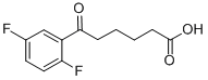 6-(2,5-Difluorophenyl)-6-oxohexanoic acid Structure,871127-77-4Structure