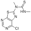 1-(7-氯噻唑并[5,4-d]嘧啶-2-基)-1,3-二甲基硫脲结构式_871266-87-4结构式