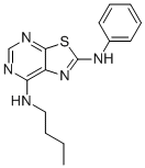 N7-butyl-n2-phenylthiazolo[5,4-d]pyrimidine-2,7-diamine Structure,871266-90-9Structure